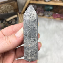 Load image into Gallery viewer, Silver Crazy Lace Agate Tower #07