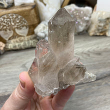 Cargar imagen en el visor de la galería, Rutilated Smoky Quartz Cluster Parcel Set