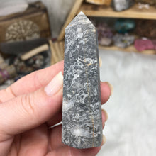 Load image into Gallery viewer, Silver Crazy Lace Agate Tower #08