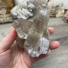 Cargar imagen en el visor de la galería, Rutilated Smoky Quartz Cluster Parcel Set