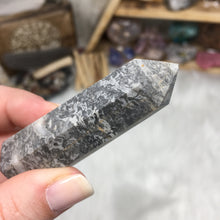 Load image into Gallery viewer, Silver Crazy Lace Agate Tower #08