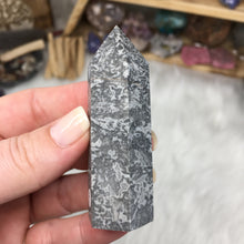 Load image into Gallery viewer, Silver Crazy Lace Agate Tower #09