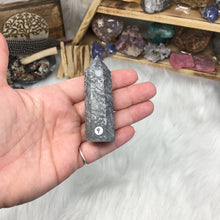 Load image into Gallery viewer, Silver Crazy Lace Agate Tower #09