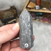 将图像加载到图库查看器中,<transcy>银色疯狂蕾丝玛瑙塔 #12</transcy>