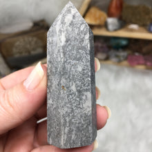 将图像加载到图库查看器中,<transcy>银色疯狂蕾丝玛瑙塔 #12</transcy>