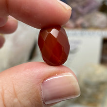 Load image into Gallery viewer, Carnelian 11x13mm Faceted Rice Strand Beads