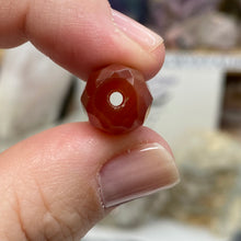 Load image into Gallery viewer, Carnelian 11x13mm Faceted Rice Strand Beads