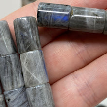 Load image into Gallery viewer, Labradorite 14x10mm Tube A Grade Beads