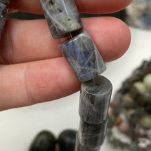 Load image into Gallery viewer, Labradorite 14x10mm Tube A Grade Beads