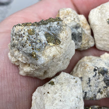 Load image into Gallery viewer, Pyrite 21X16mm Rough Beads