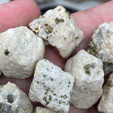 Load image into Gallery viewer, Pyrite 21X16mm Rough Beads