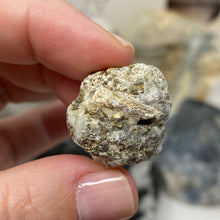 Load image into Gallery viewer, Pyrite 21X16mm Rough Beads