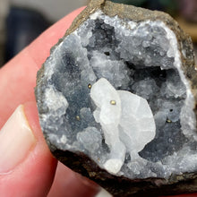 Chargez l'image dans la visionneuse de la galerie, Amethyst Crystals on Sparkling Quartz Chalcedony - India Specimen #19