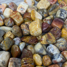 将图像加载到图库查看器中,Crazy Lace Agate 10-15mm Tumbles