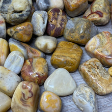 将图像加载到图库查看器中,Crazy Lace Agate 10-15mm Tumbles