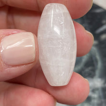 Load image into Gallery viewer, Rose Quartz 30x15mm Large Rice Beads
