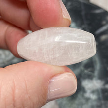 Load image into Gallery viewer, Rose Quartz 30x15mm Large Rice Beads