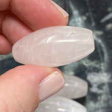 Load image into Gallery viewer, Rose Quartz 30x15mm Large Rice Beads