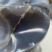 Bild in Galerie-Viewer laden, Orca Agate Stone Flame ~ 5.77" x 4.40" x 3.55"