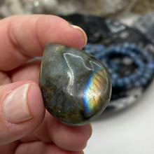 Load image into Gallery viewer, Labradorite Teardrop Drilled Cabochon #04