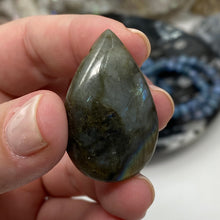 Load image into Gallery viewer, Labradorite Teardrop Drilled Cabochon #04
