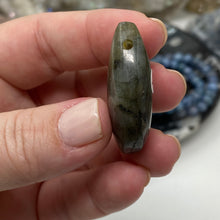 Load image into Gallery viewer, Labradorite Teardrop Drilled Cabochon #04