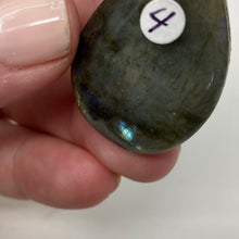 Load image into Gallery viewer, Labradorite Teardrop Drilled Cabochon #04