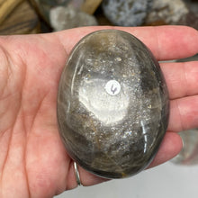 Cargar imagen en el visor de la galería, Black Moonstone Palm Stone #06