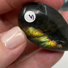 Load image into Gallery viewer, Labradorite Teardrop Drilled Cabochon #09
