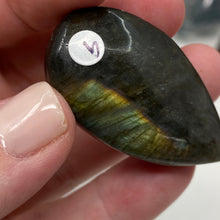 Load image into Gallery viewer, Labradorite Teardrop Drilled Cabochon #09