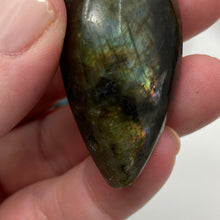Load image into Gallery viewer, Labradorite Teardrop Drilled Cabochon #09