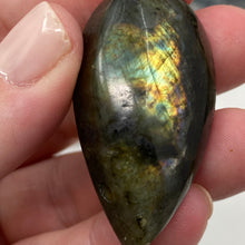 Load image into Gallery viewer, Labradorite Teardrop Drilled Cabochon #09