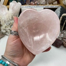 Load image into Gallery viewer, Rose Quartz Heart Bowl #01