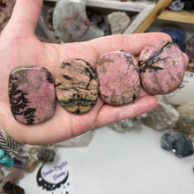 Load image into Gallery viewer, Rhodonite Smooth Palm Stones