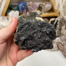 将图像加载到图库查看器中,Black Tourmaline with Muscovite Rough #20
