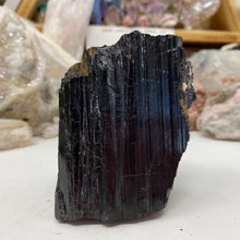 将图像加载到图库查看器中,Black Tourmaline with Muscovite Rough #20