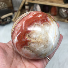 Load image into Gallery viewer, Tricolor Calcite Sphere 69mm