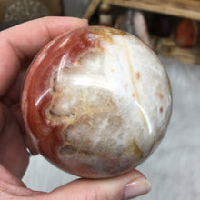 Load image into Gallery viewer, Tricolor Calcite Sphere 69mm