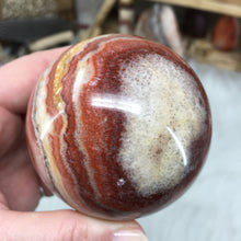 Load image into Gallery viewer, Tricolor Calcite Sphere 69mm