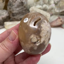 在图库查看器中加载和播放视频,Flower Agate Palm Stone #11