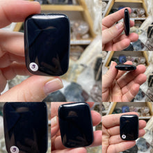 Load image into Gallery viewer, Black Onyx Large Rectangle Puffy AAA Grade Beads
