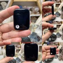Load image into Gallery viewer, Black Onyx Large Rectangle Puffy AAA Grade Beads