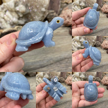 Load image into Gallery viewer, Angelite 2.5&quot; Turtles
