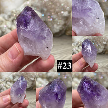 将图像加载到图库查看器中，Natural Amethyst Point from Brazil #23
