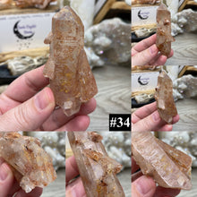 Load image into Gallery viewer, Red / Tangerine Quartz Cluster #34
