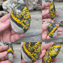Load image into Gallery viewer, Bumblebee Jasper Palm Stones
