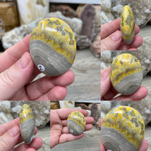 Load image into Gallery viewer, Bumblebee Jasper Palm Stones
