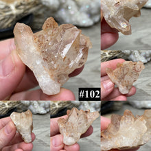 Load image into Gallery viewer, Red / Tangerine Quartz Cluster #102
