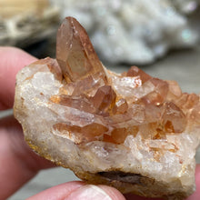 Load image into Gallery viewer, Red / Tangerine Quartz Cluster #122
