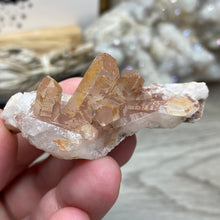 Load image into Gallery viewer, Red / Tangerine Quartz Cluster #128
